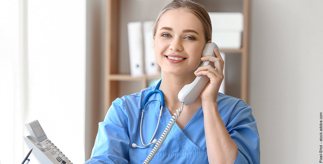 Medizinische Fachangestellte bei der Patientenbetreuung